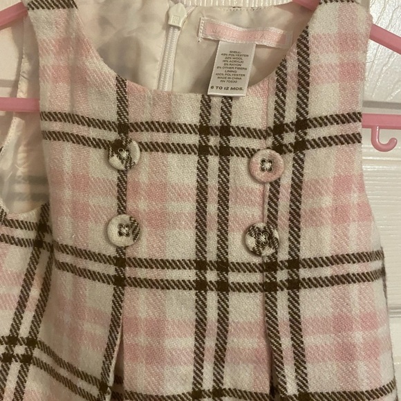 Janie and Jack Plaid Pleated Jumper - Picture 4 of 8